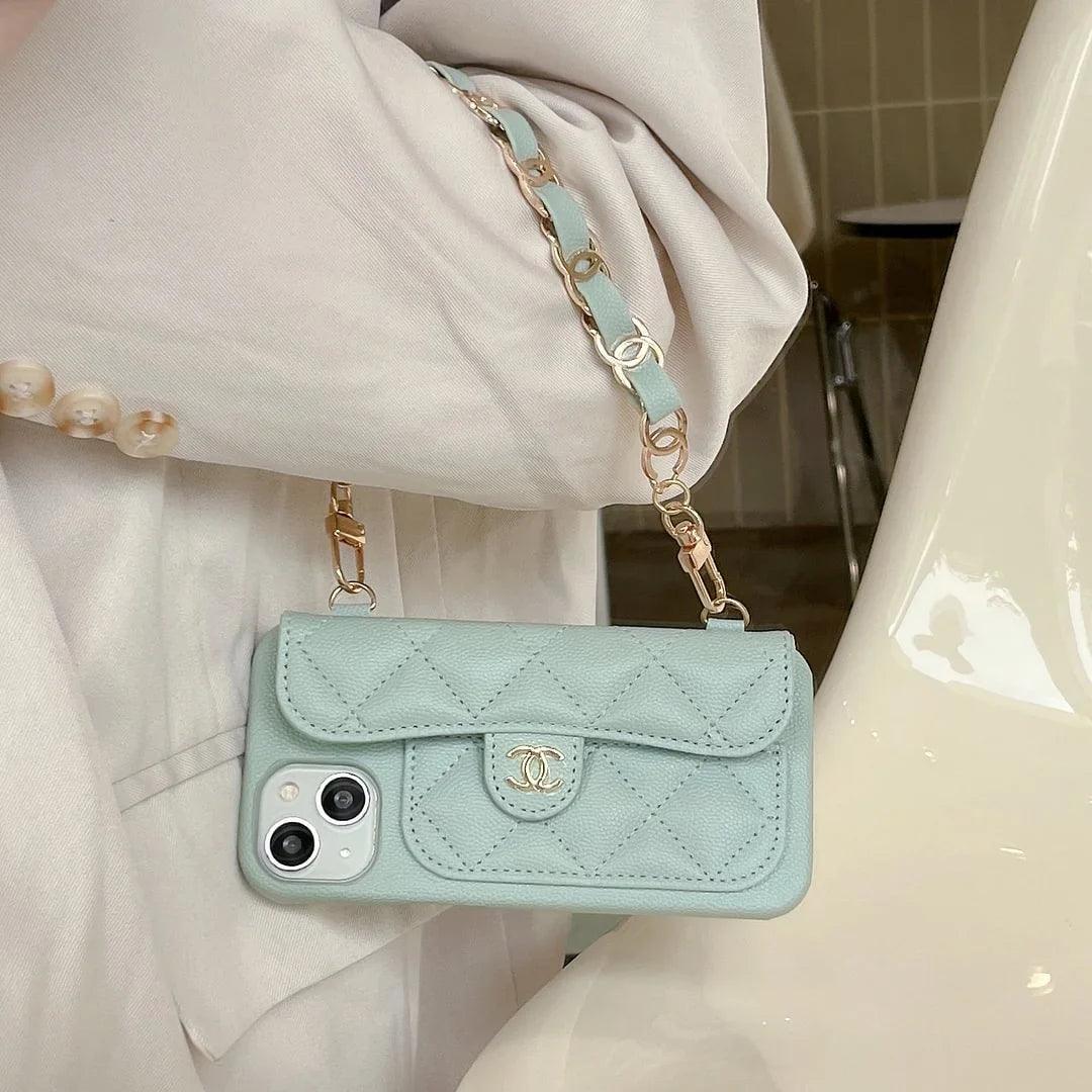 Chanel Phone Case With Strap