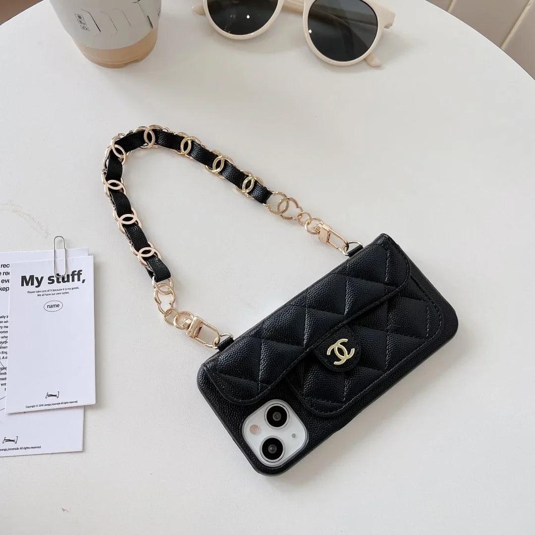 Chanel Phone Case With Strap