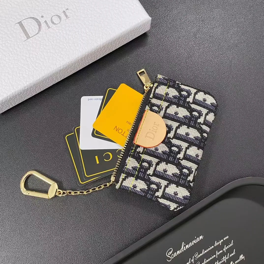 Dior Zipped Card Holder