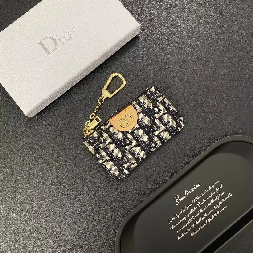 Dior Zipped Card Holder