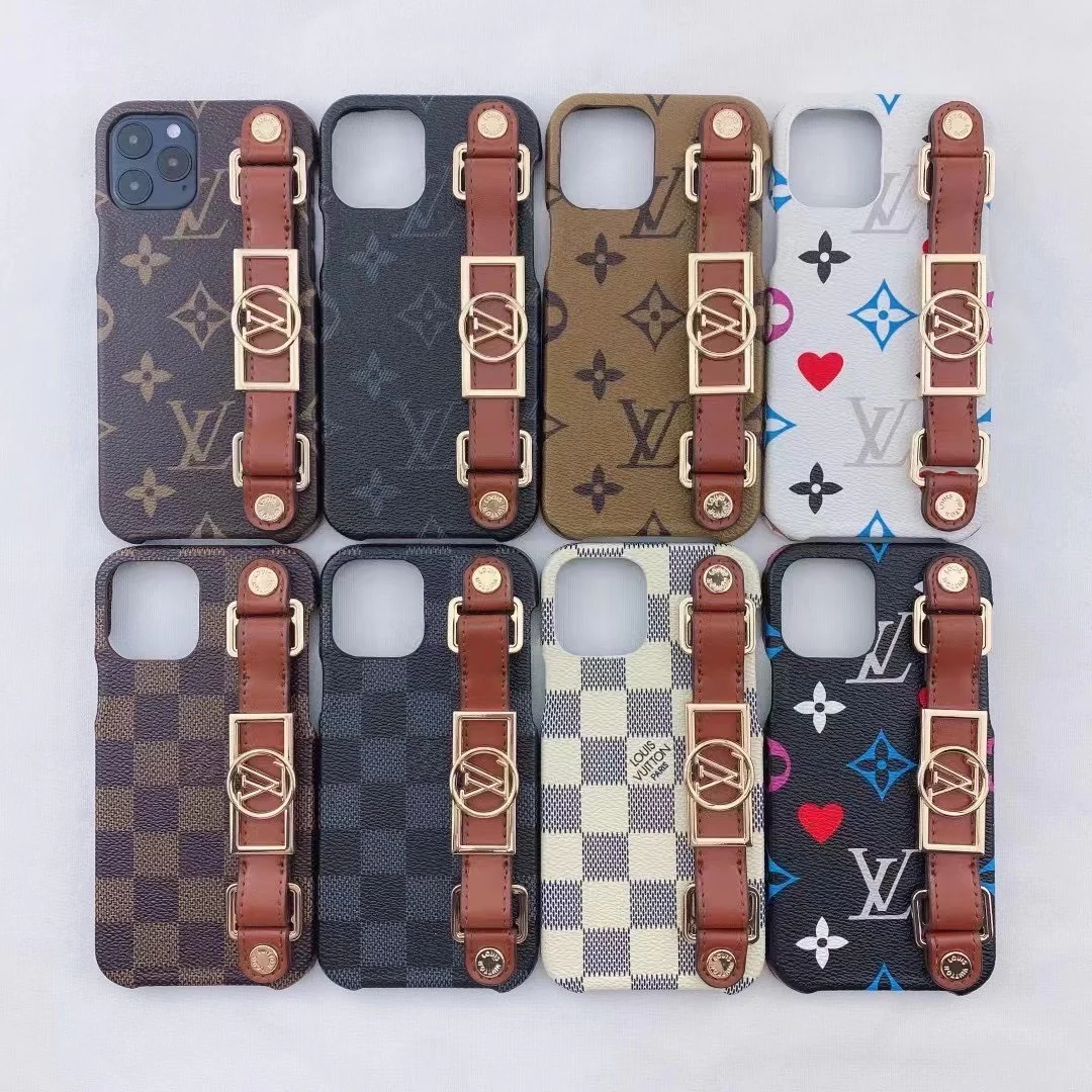 Phone Case With Hand Strap LV Luxe Phone Case Luxury Iphone 15