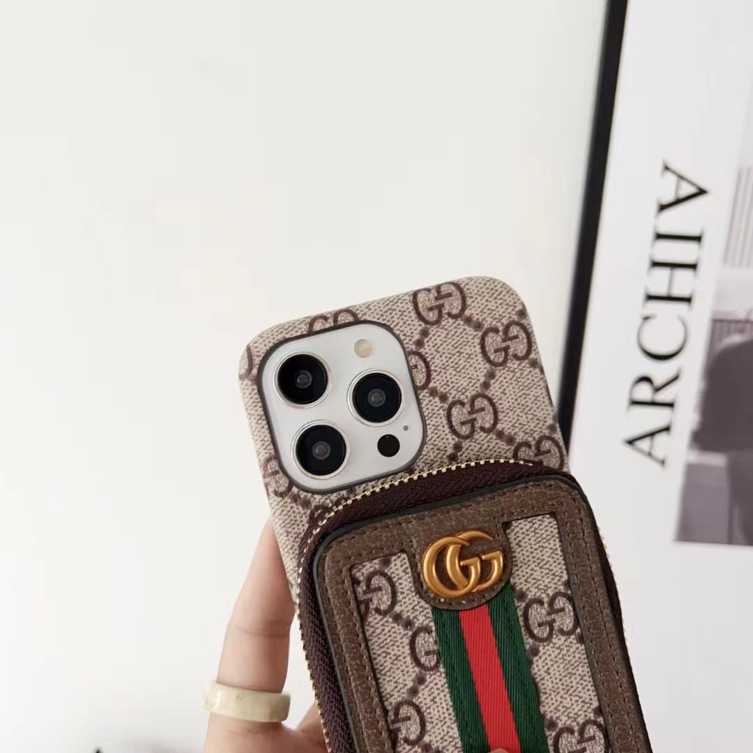 Gucci luxury iphone 14/se3/13 pro max card slot case : u/jopcase