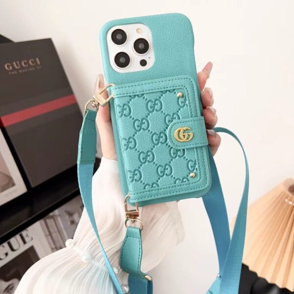 Gucci Iphone Case With Strap