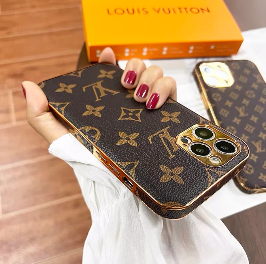 Louis vuitton iphone case iphone 14 pro leather LV iPhone 14 pro