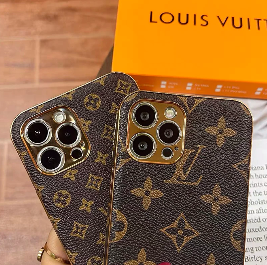 Louis Vuitton Leather Iphone Case Luxe Phone Case Luxury