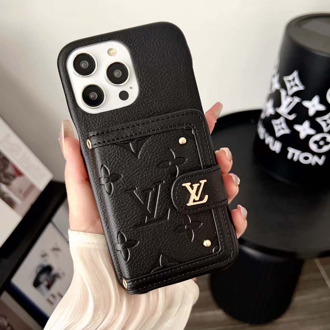 Louis Vuitton Crossbody Back Wallet Case for iPhone 11 12 13 14 Pro Max - Louis  Vuitton Case
