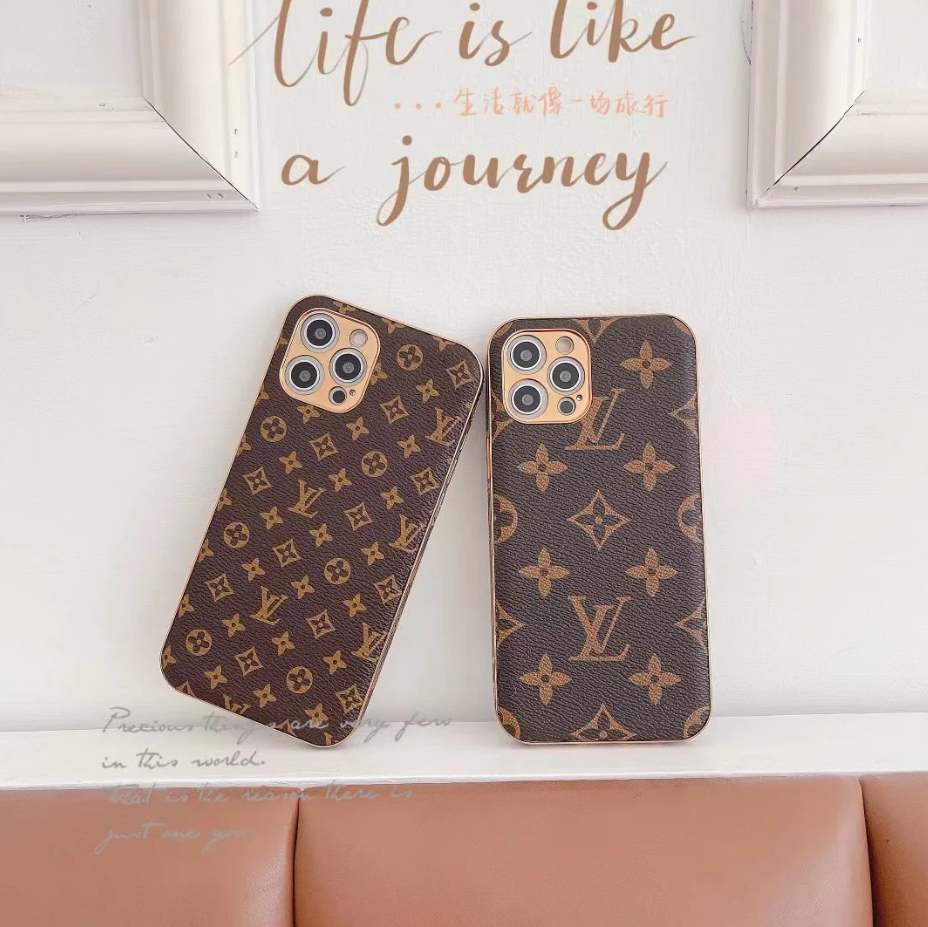 Louis Vuitton Leather Iphone Case Luxe Phone Case Luxury