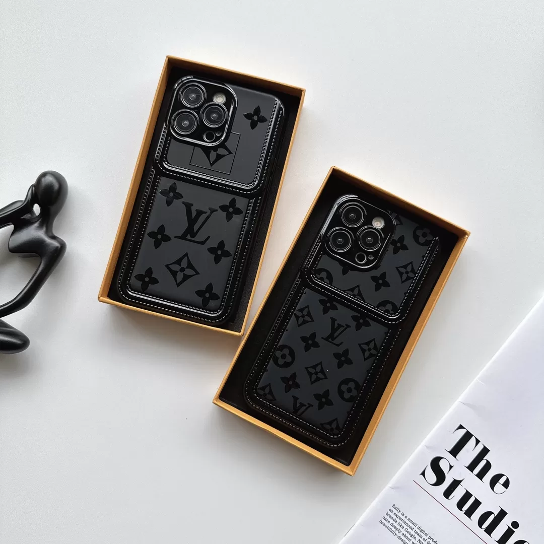 Case for iPhone 13 Pro Max - Louis Vuitton Black