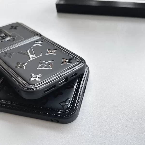 Luxury black phone case iphone 14 pro max