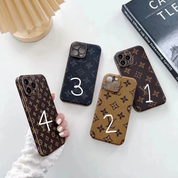 Louis Vuitton Leather Iphone Case