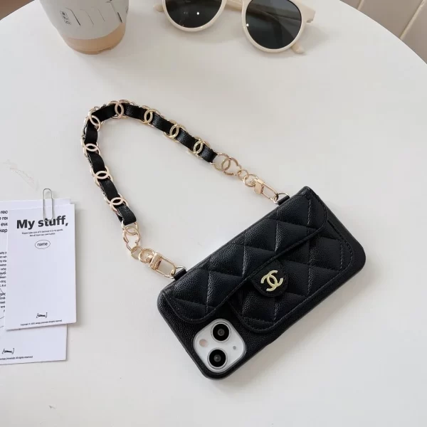 Chanel Phone Case With Strap