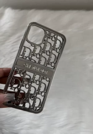 discover the best Christian Dior Phone Case Silver