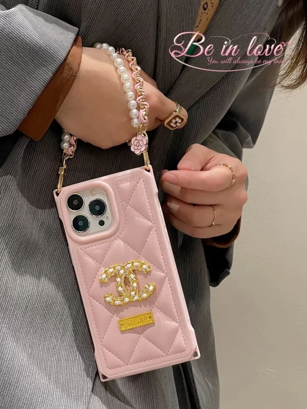 discover pink chanel phone case iphone 14 pro max