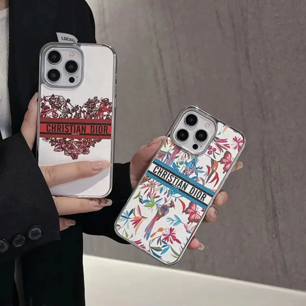 Christian Dior Phone Case Silver - Luxury iPhone Case