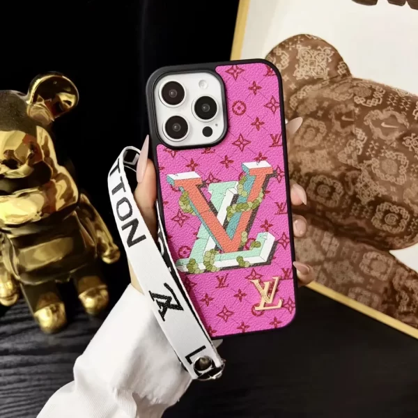 Pink Supreme Louis Vuitton Phone Case