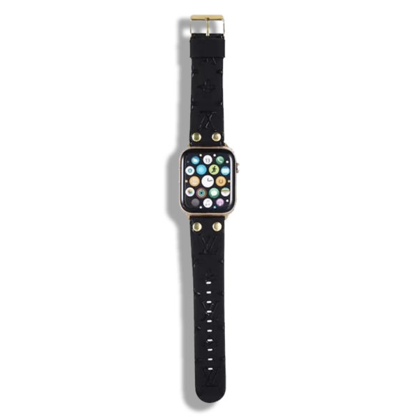 Black Louis Vuitton Apple Watch Band