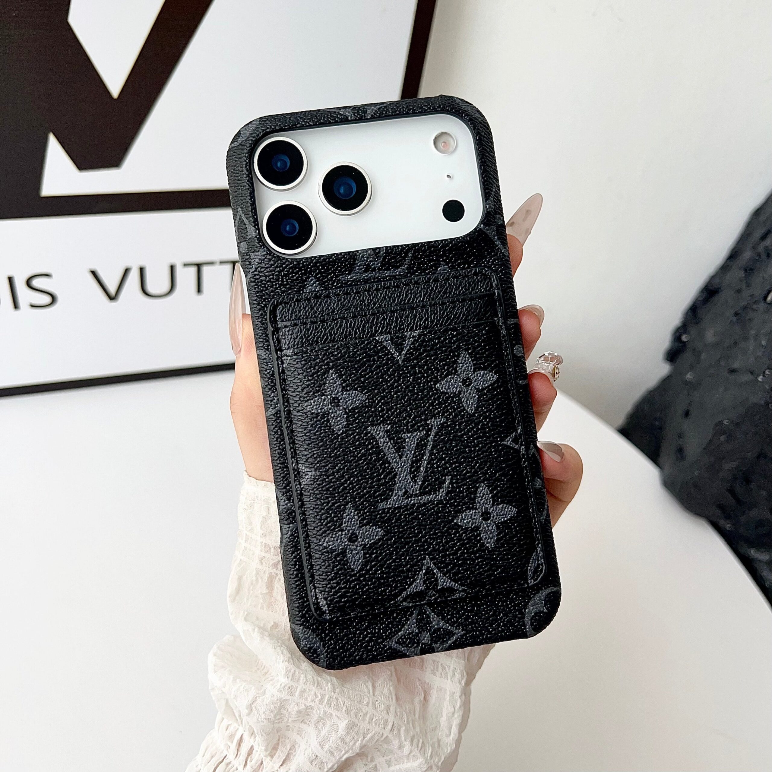 Louis Vuitton IPhone 17 Magsafe Case With Card Holder - Luxe Phone