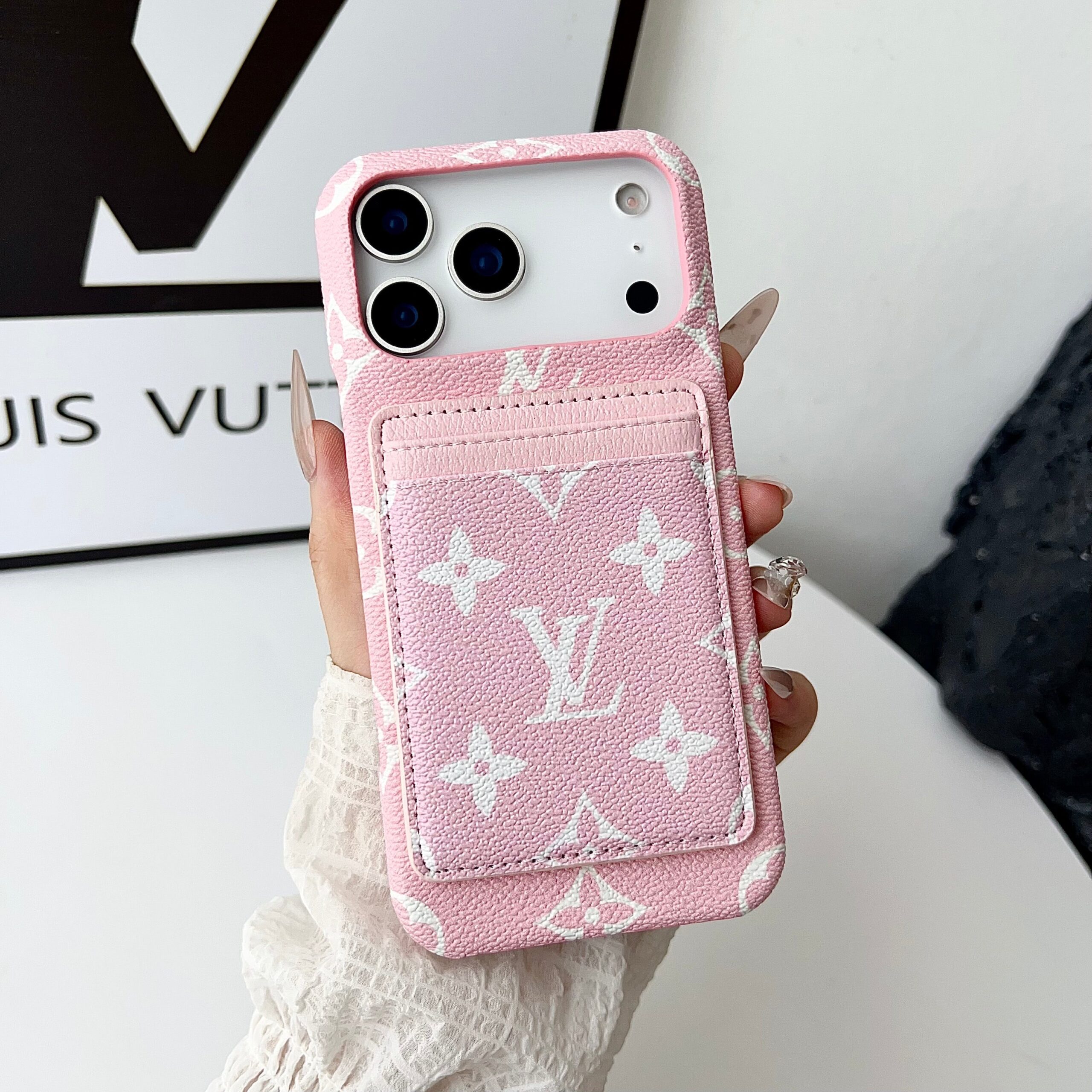 Louis Vuitton IPhone 17 Magsafe Case With Card Holder - Luxe Phone