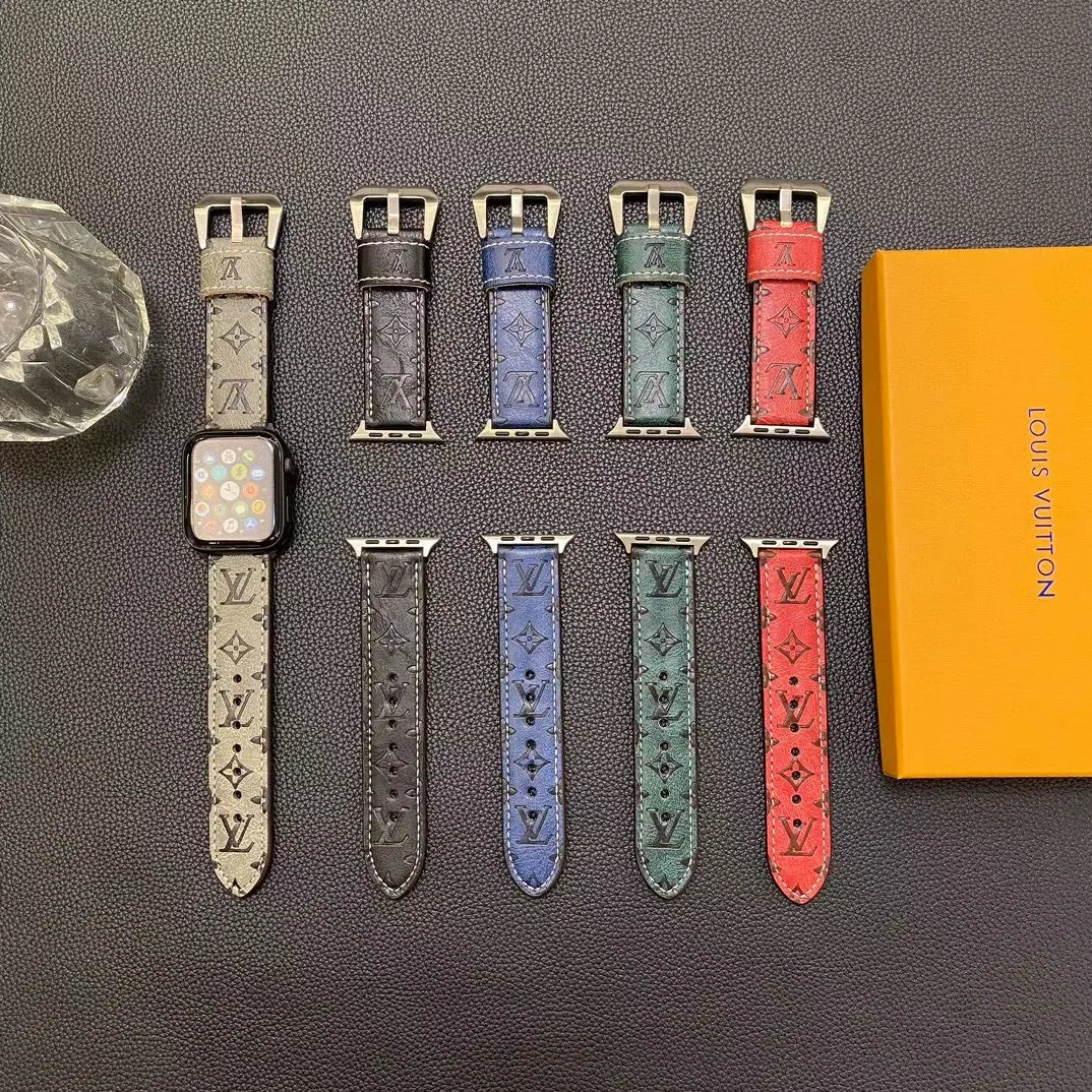 the best LoLuxury designer Apple Watch bands in multiple coloursuis Vuitton Apple Watch Band
