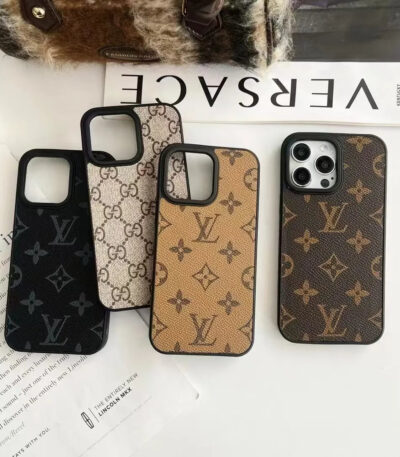 Louis Vuitton Apple leather phone case
