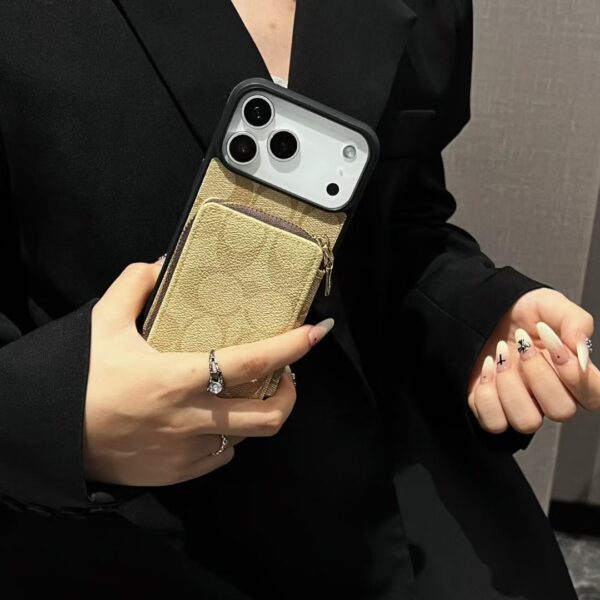 Coach IPhone 17 Pro Case With Wallet Card Holder