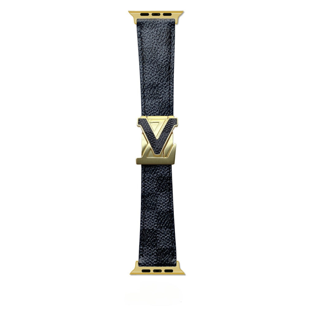 Louis Vuitton-Style Luxury Designer Apple Watch Band