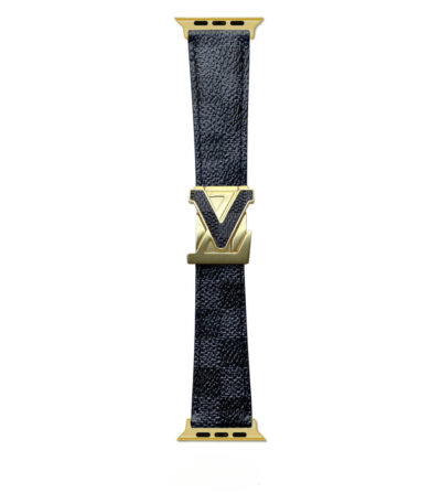 Louis Vuitton-Style Luxury Designer Apple Watch Band