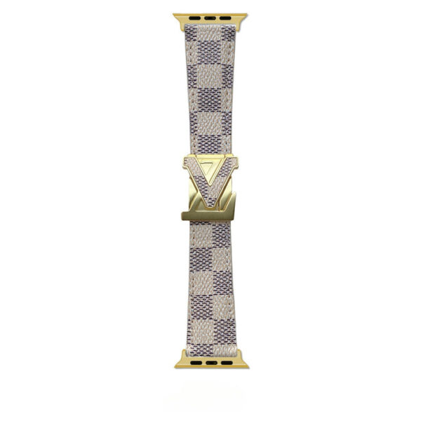 Louis Vuitton-Style Luxury Designer Apple Watch Band